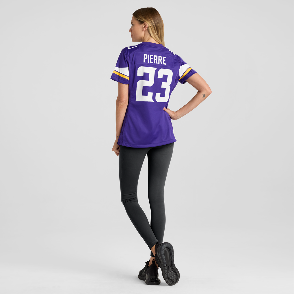 Women's Minnesota Vikings James Pierre Purple Team Game Jersey