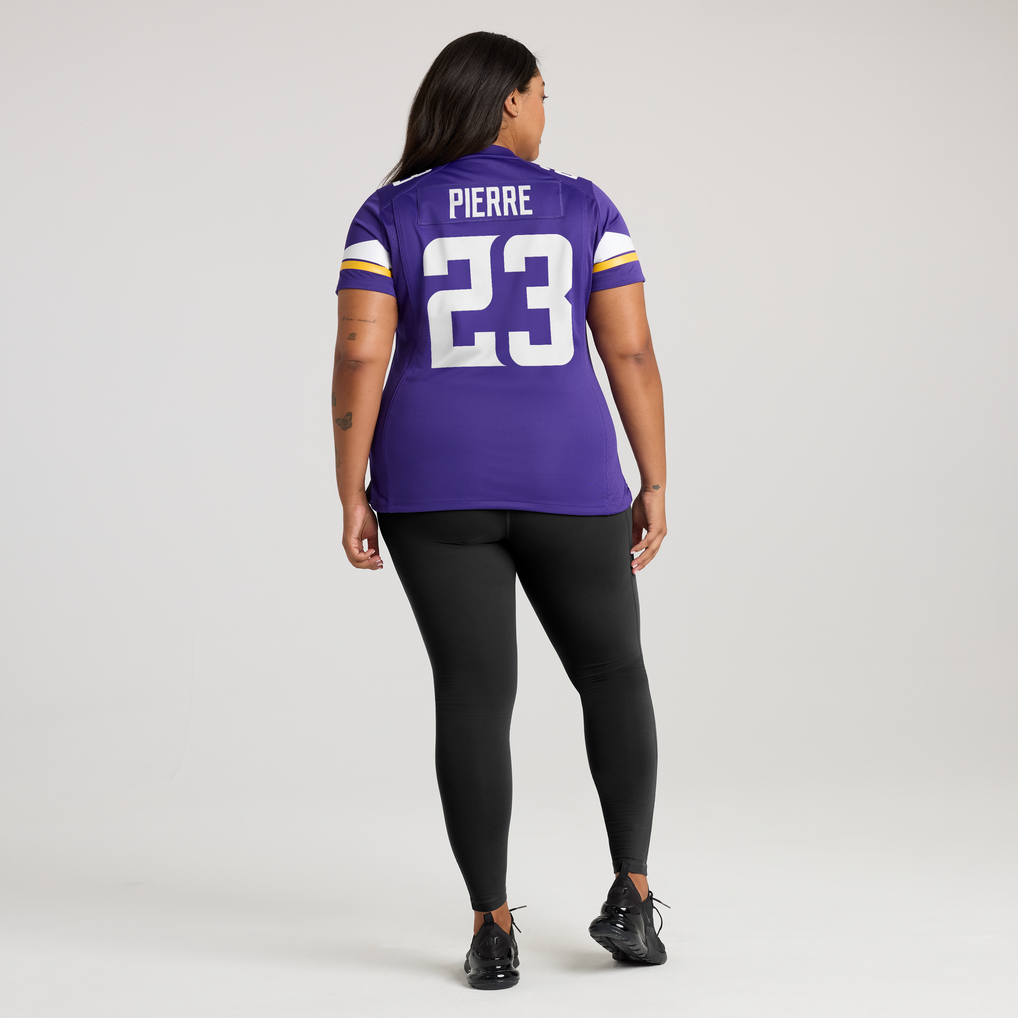Women's Minnesota Vikings James Pierre Purple Team Game Jersey