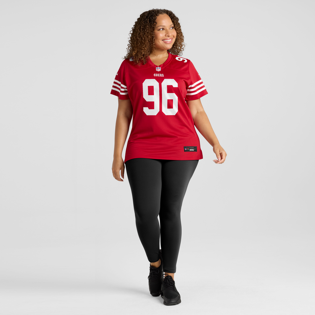 Women's San Francisco 49ers James Thompson Jr Scarlet Team Game Jersey