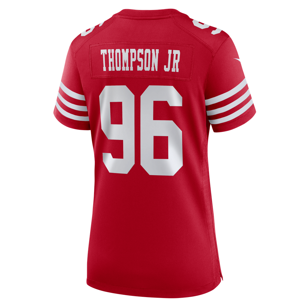 Women's San Francisco 49ers James Thompson Jr Scarlet Team Game Jersey