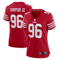 Women's San Francisco 49ers James Thompson Jr Scarlet Team Game Jersey