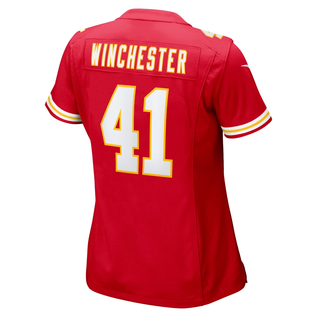 Women's Kansas City Chiefs James Winchester Red Game Jersey