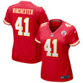 Women's Kansas City Chiefs James Winchester Red Game Jersey
