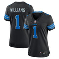 Women's Detroit Lions Jameson Williams Black 2nd Alternate Game Player Jersey