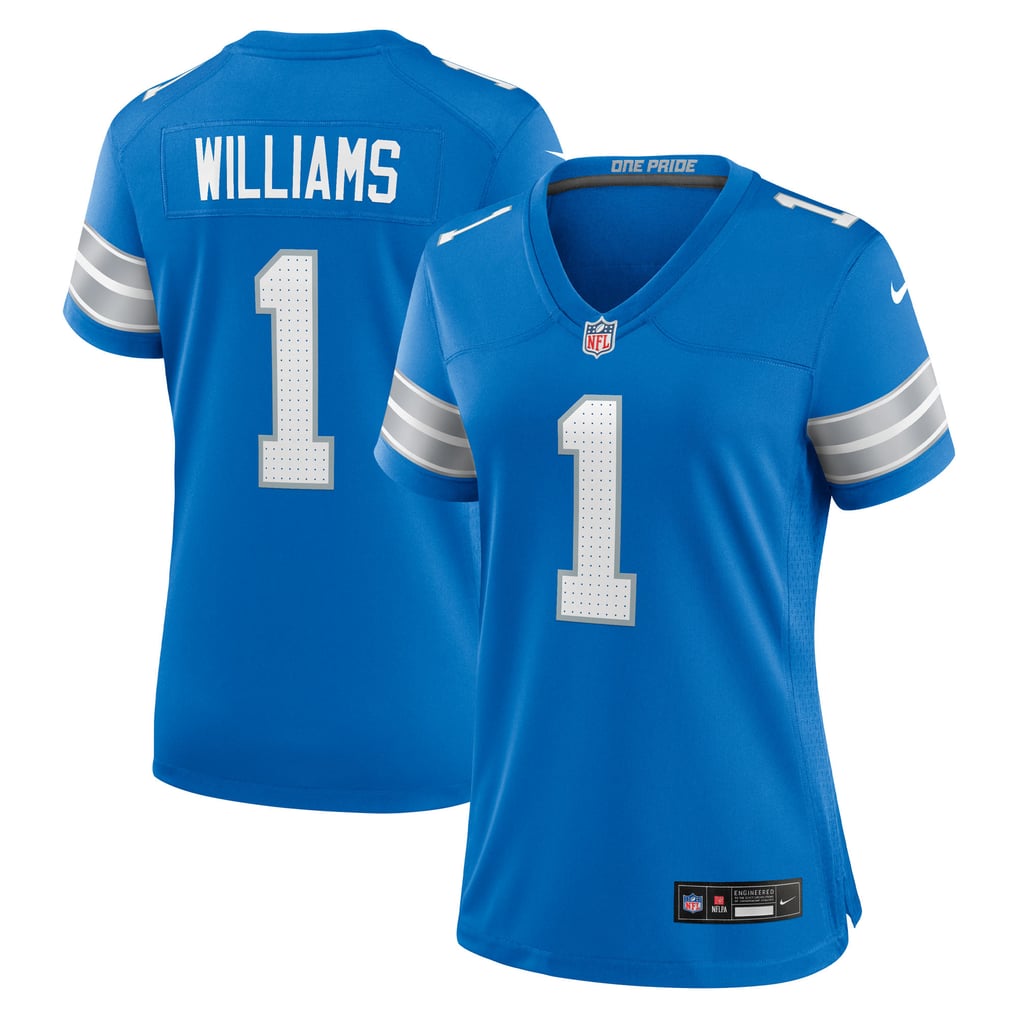 Women's Detroit Lions Jameson Williams Blue Game Player Jersey