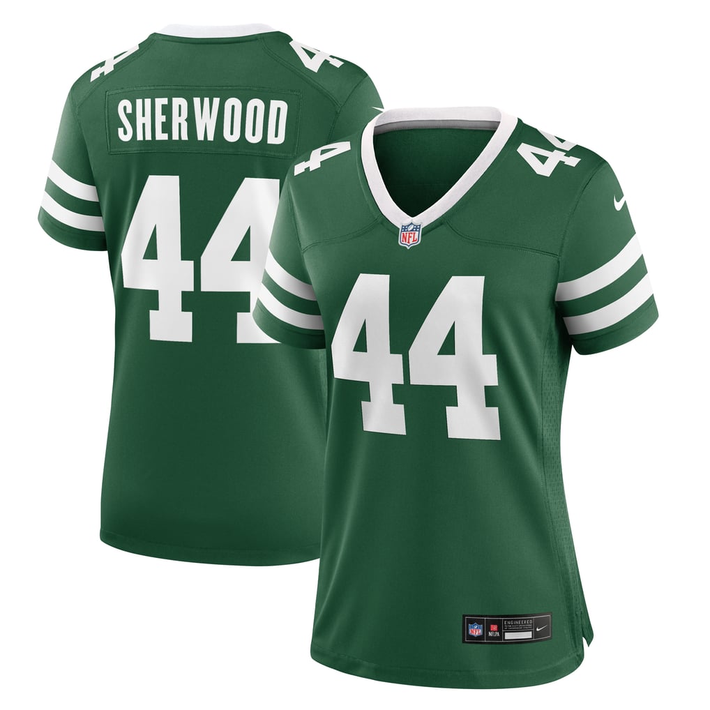 Women's New York Jets Jamien Sherwood Legacy Green Game Jersey
