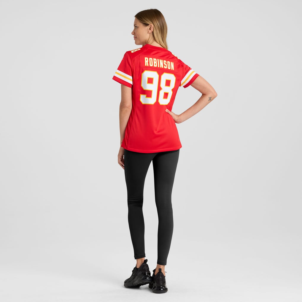 Women's Kansas City Chiefs Janarius Robinson Red Team Game Jersey