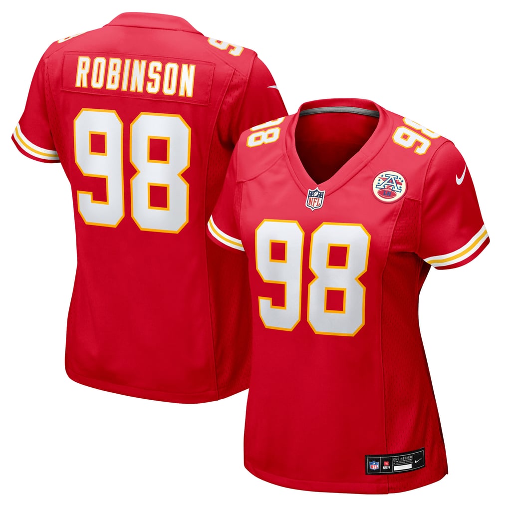 Women's Kansas City Chiefs Janarius Robinson Red Team Game Jersey