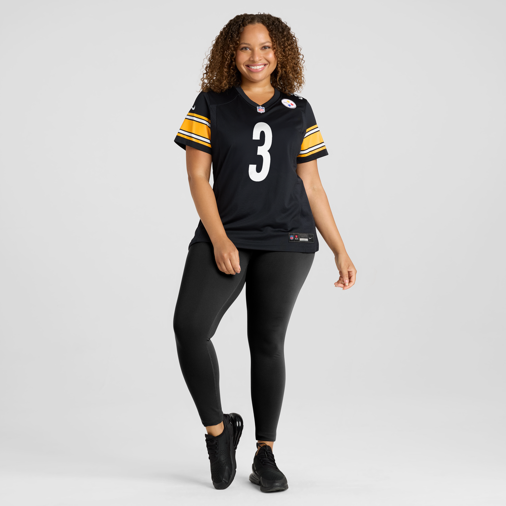 Women's Pittsburgh Steelers Jaquan Brisker Black Team Game Jersey