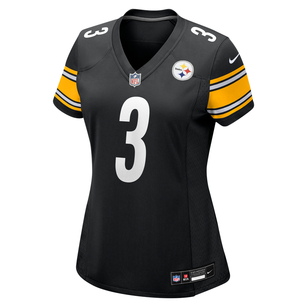 Women's Pittsburgh Steelers Jaquan Brisker Black Team Game Jersey