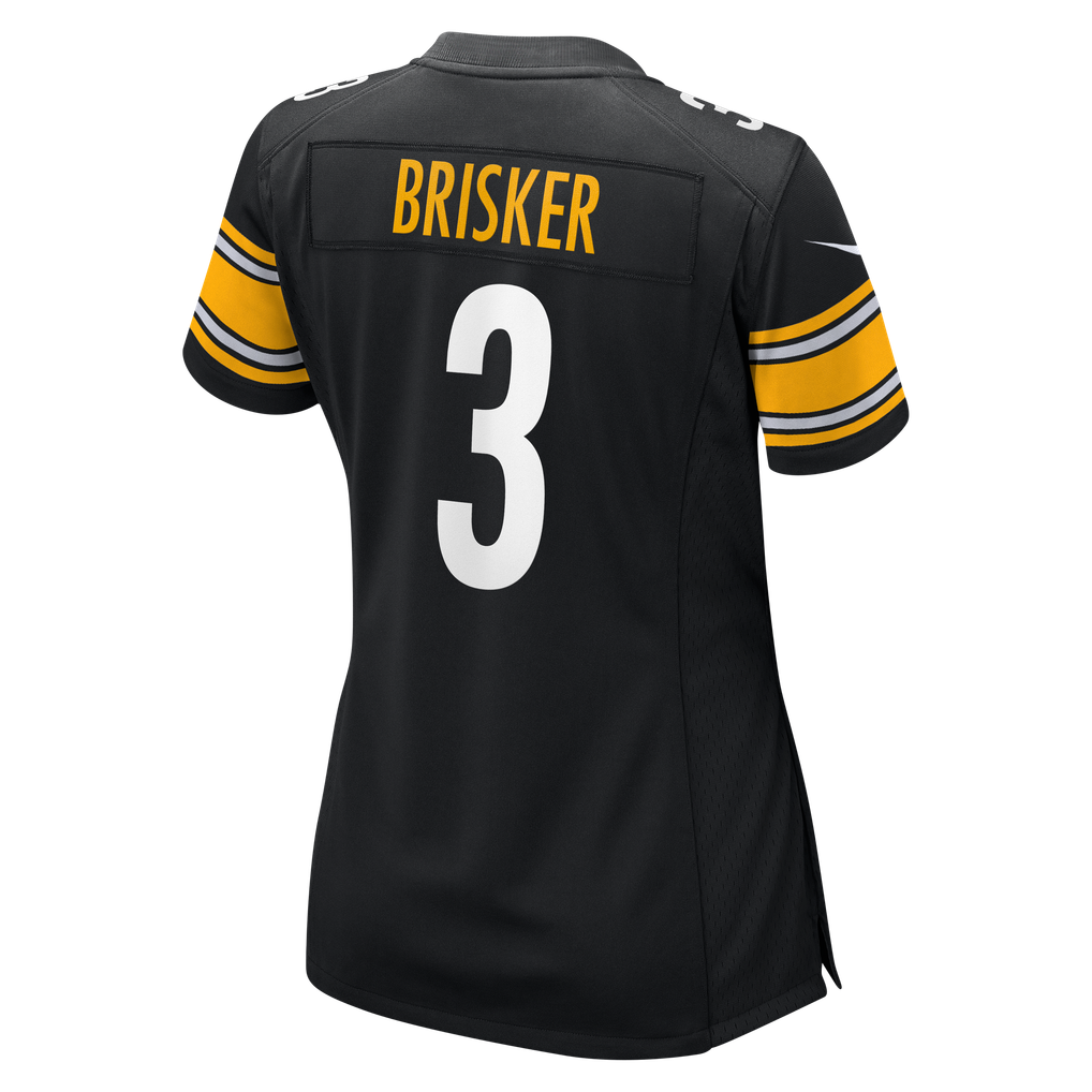 Women's Pittsburgh Steelers Jaquan Brisker Black Team Game Jersey