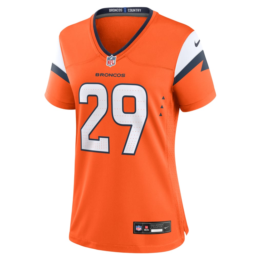 Women's Denver Broncos Ja'Quan McMillian Orange Team Game Jersey