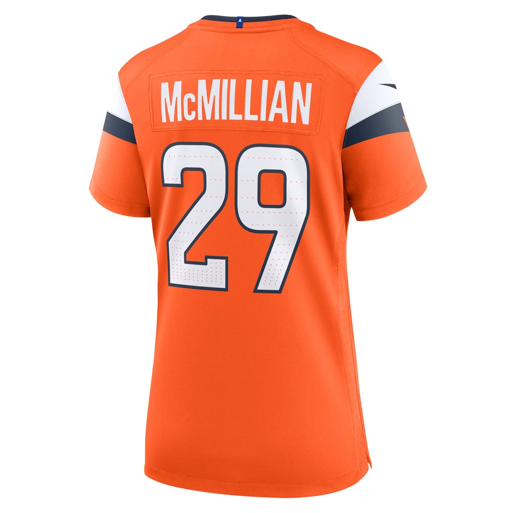 Women's Denver Broncos Ja'Quan McMillian Orange Team Game Jersey