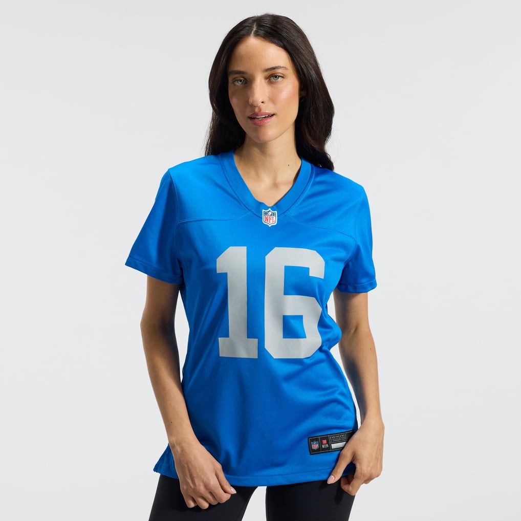 Women's Detroit Lions Jared Goff Blue Alternate Game Jersey