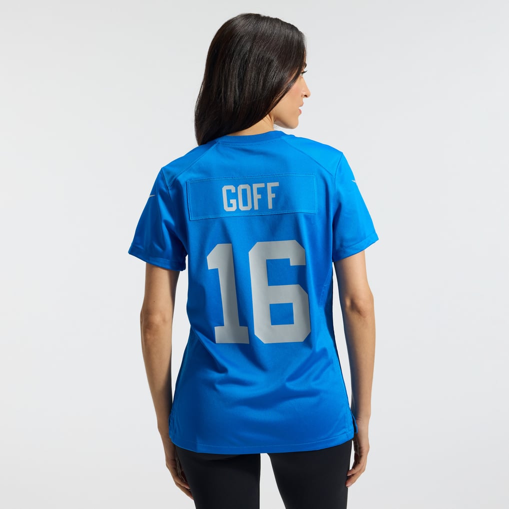 Women's Detroit Lions Jared Goff Blue Alternate Game Jersey