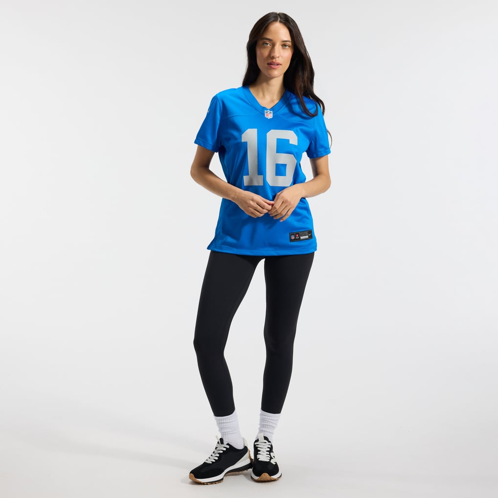 Women's Detroit Lions Jared Goff Blue Alternate Game Jersey