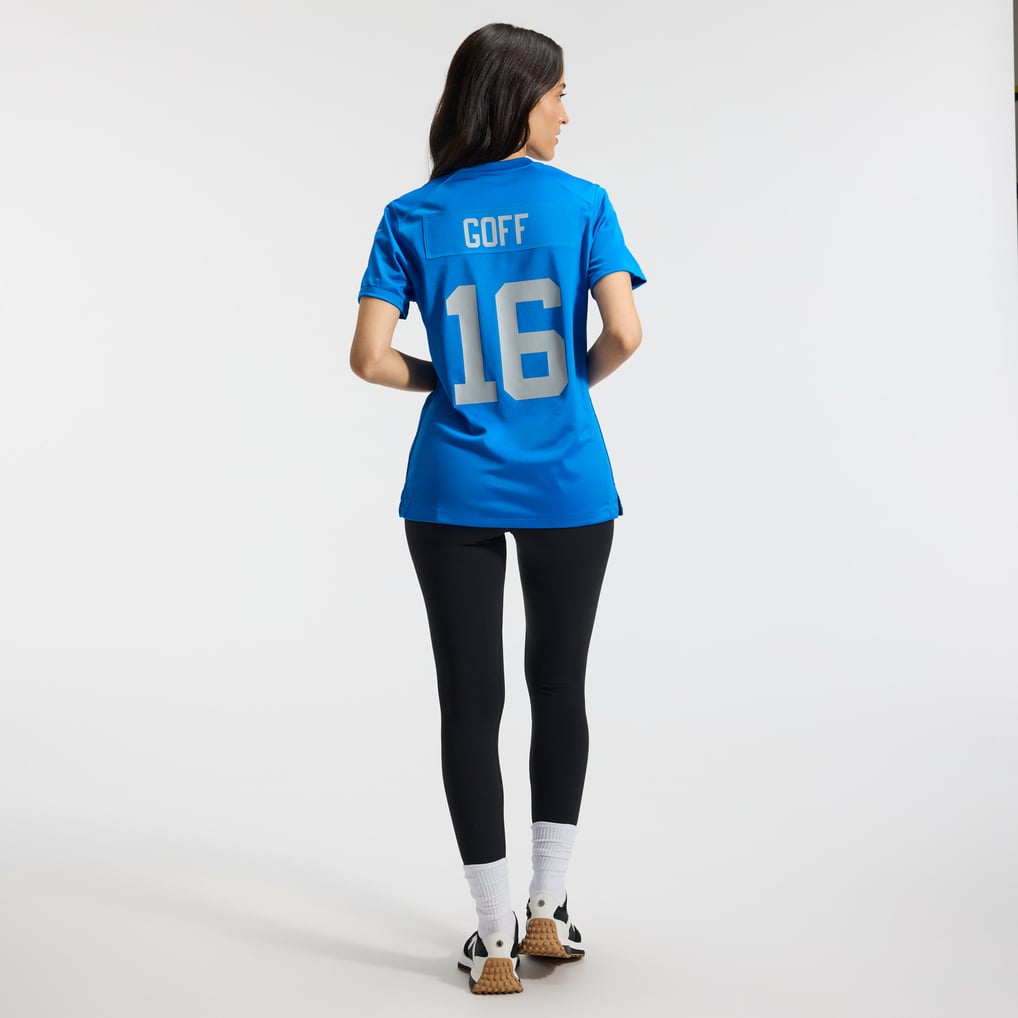 Women's Detroit Lions Jared Goff Blue Alternate Game Jersey