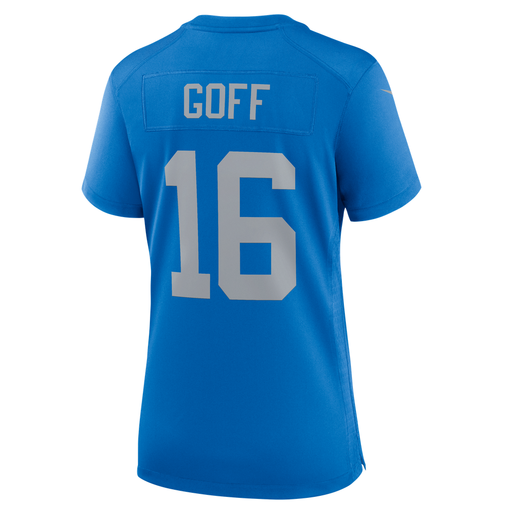 Women's Detroit Lions Jared Goff Blue Alternate Game Jersey