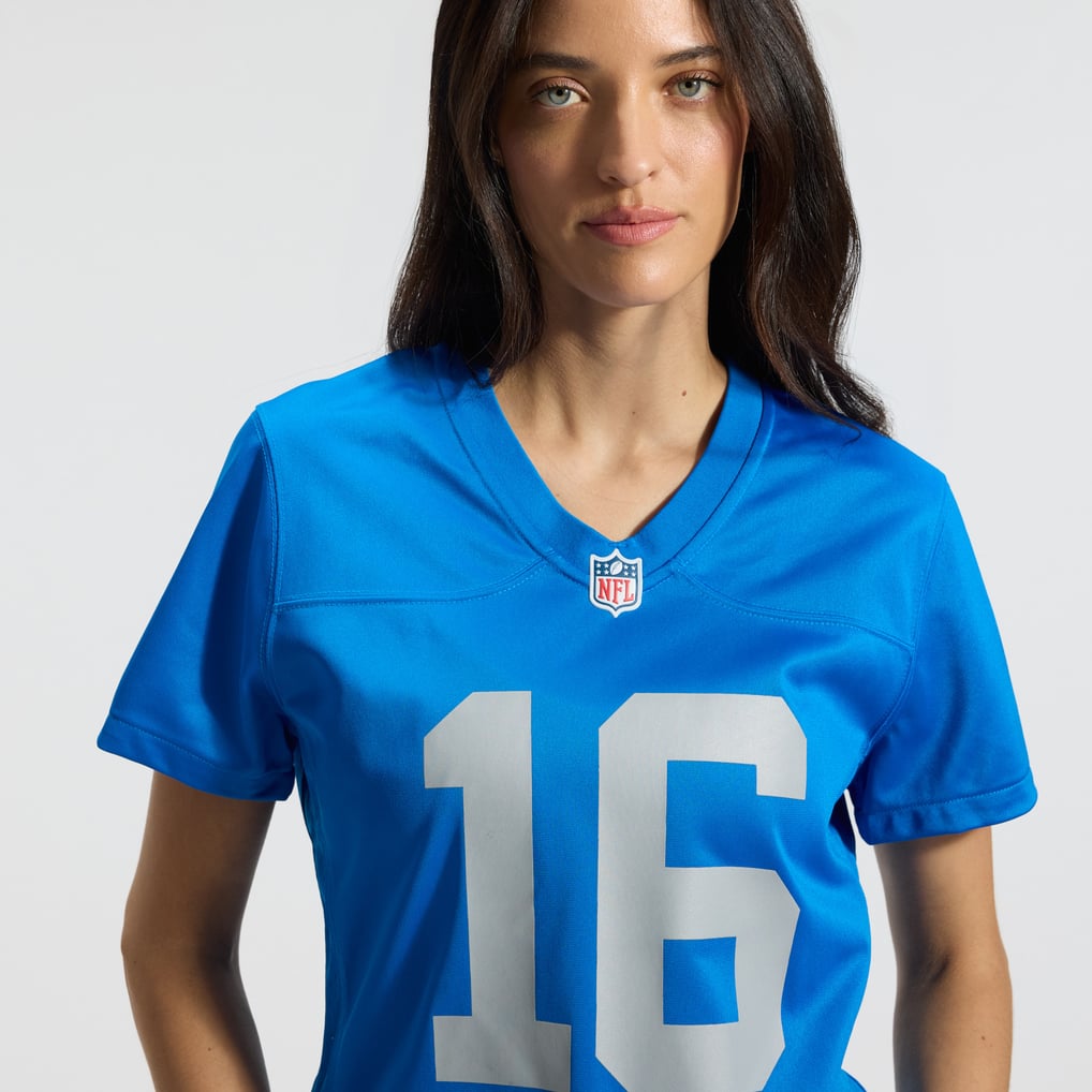 Women's Detroit Lions Jared Goff Blue Alternate Game Jersey