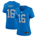 Women's Detroit Lions Jared Goff Blue Alternate Game Jersey