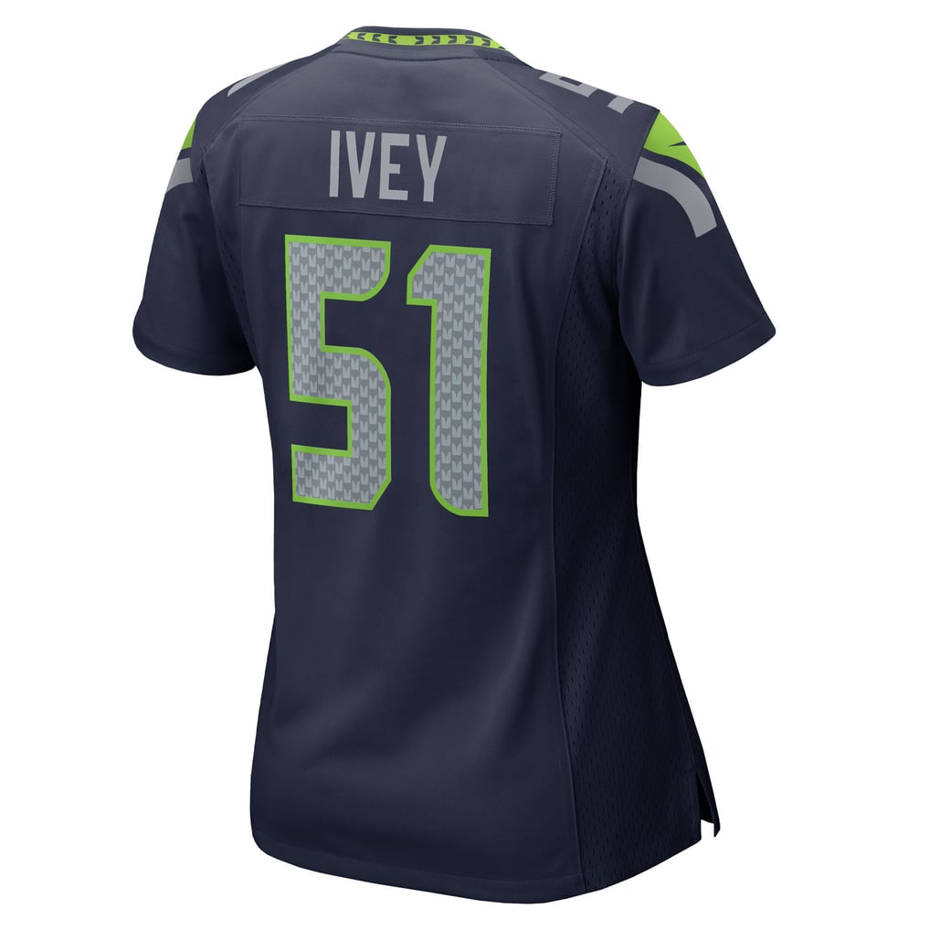 Women's Seattle Seahawks Jared Ivey College Navy Team Game Jersey