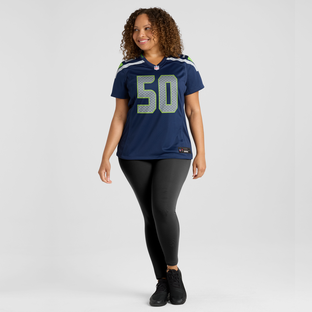 Women's Seattle Seahawks Jared Ivey College Navy Team Game Jersey