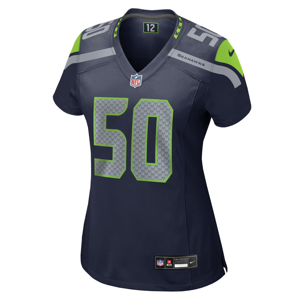 Women's Seattle Seahawks Jared Ivey College Navy Team Game Jersey