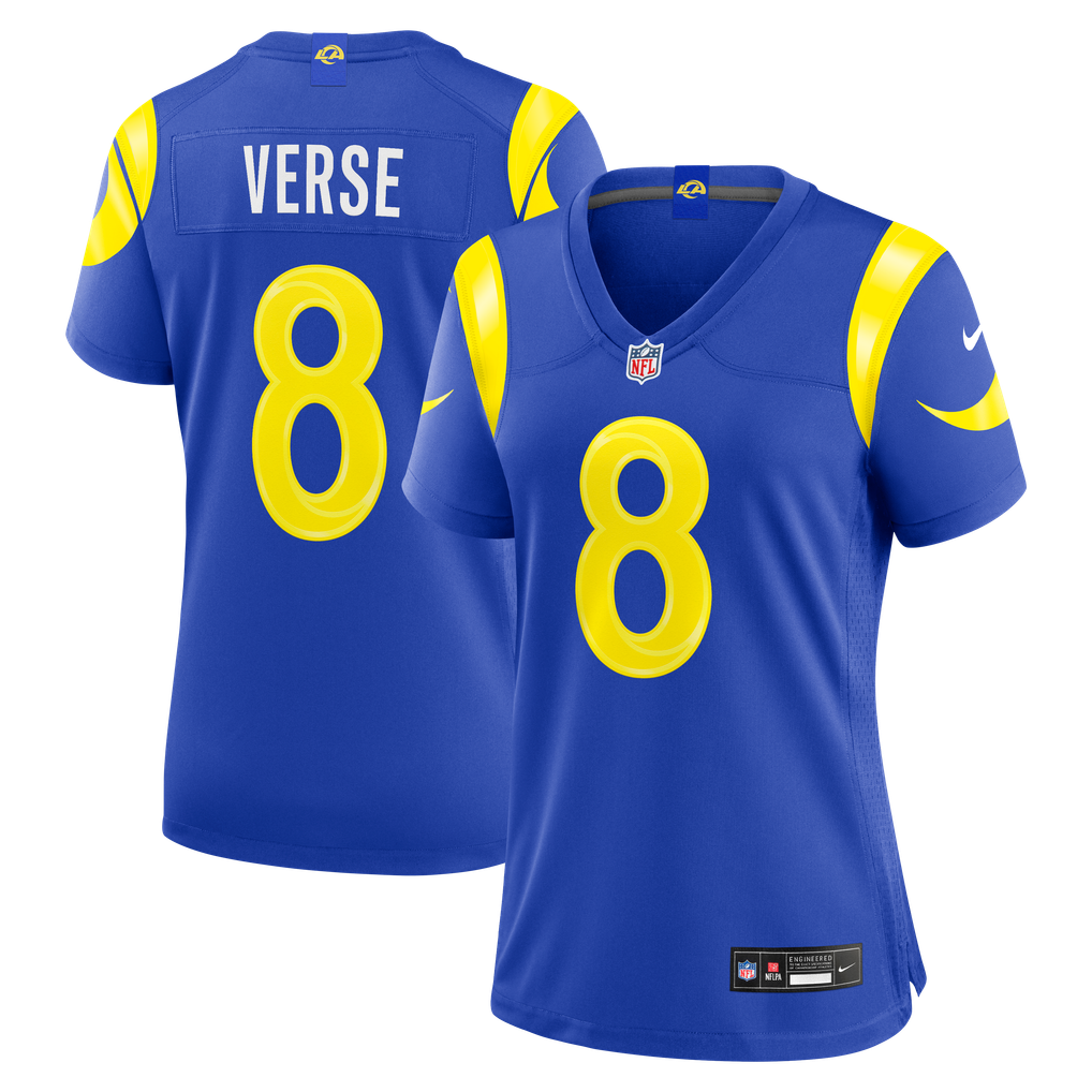 Women's Los Angeles Rams Jared Verse Royal Game Jersey