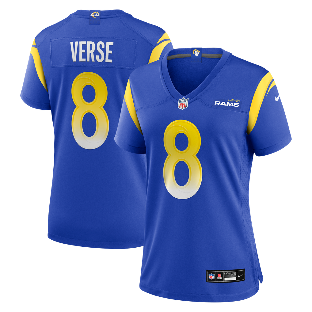 Women's Los Angeles Rams Jared Verse Royal Team Game Jersey