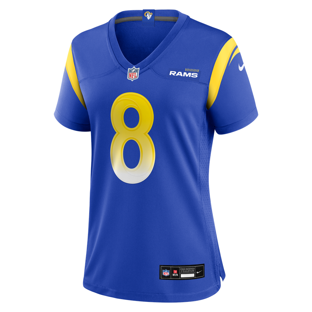 Women's Los Angeles Rams Jared Verse Royal Team Game Jersey