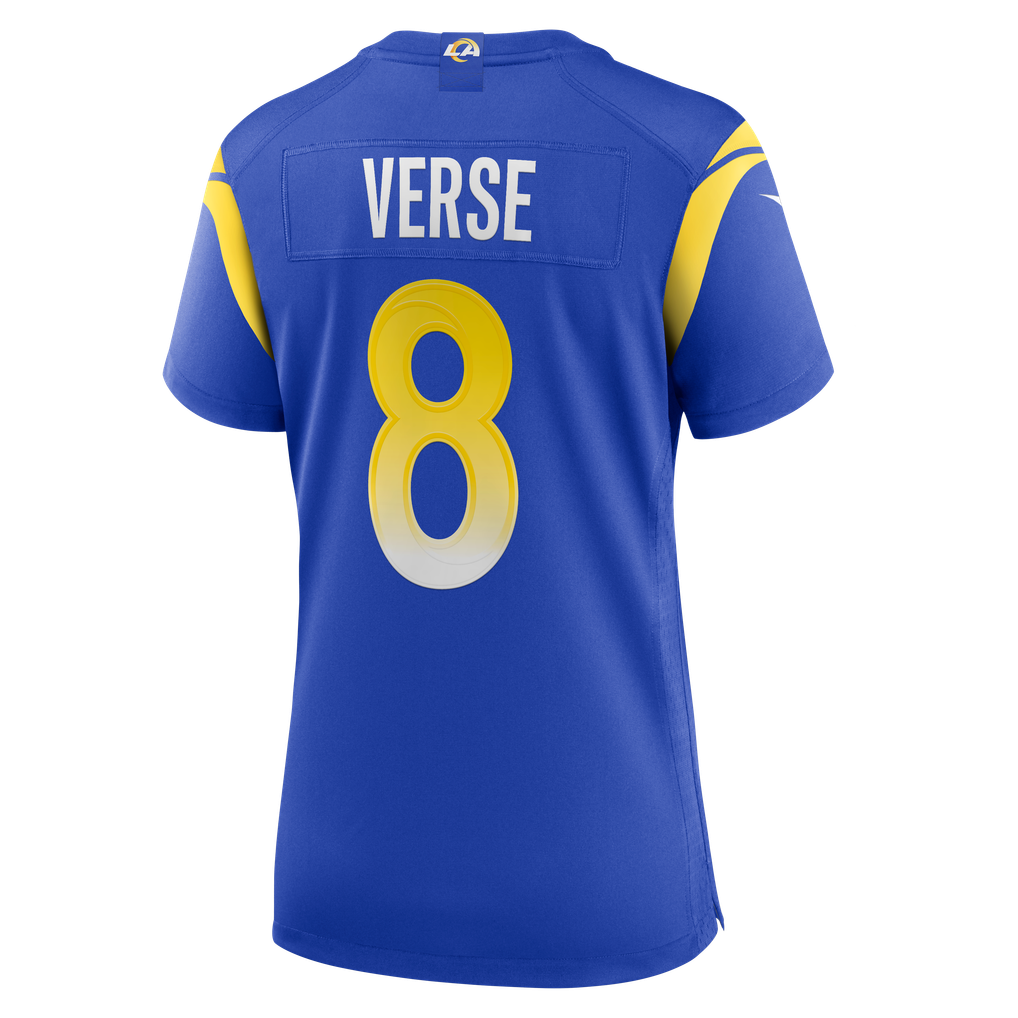 Women's Los Angeles Rams Jared Verse Royal Team Game Jersey