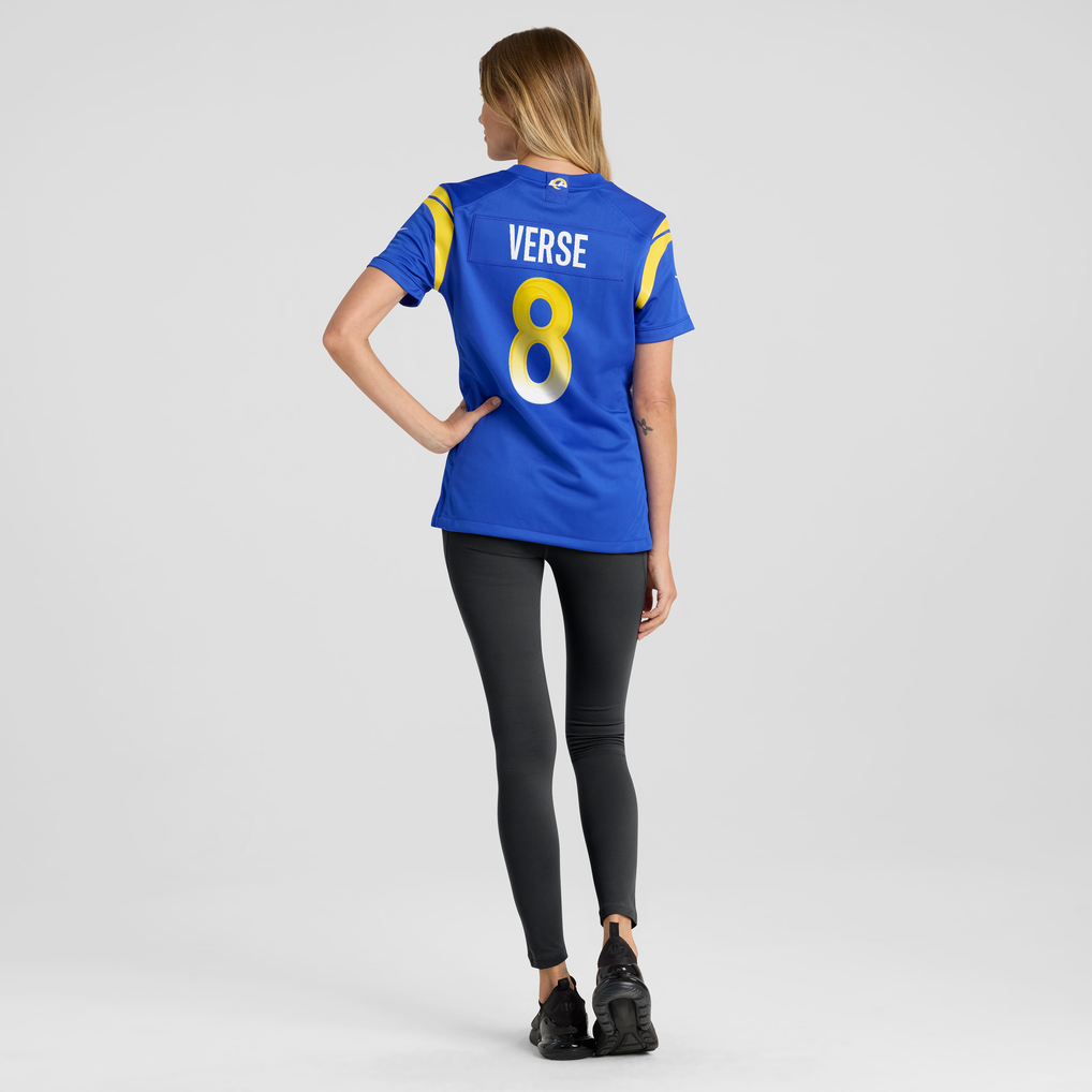 Women's Los Angeles Rams Jared Verse Royal Team Game Jersey