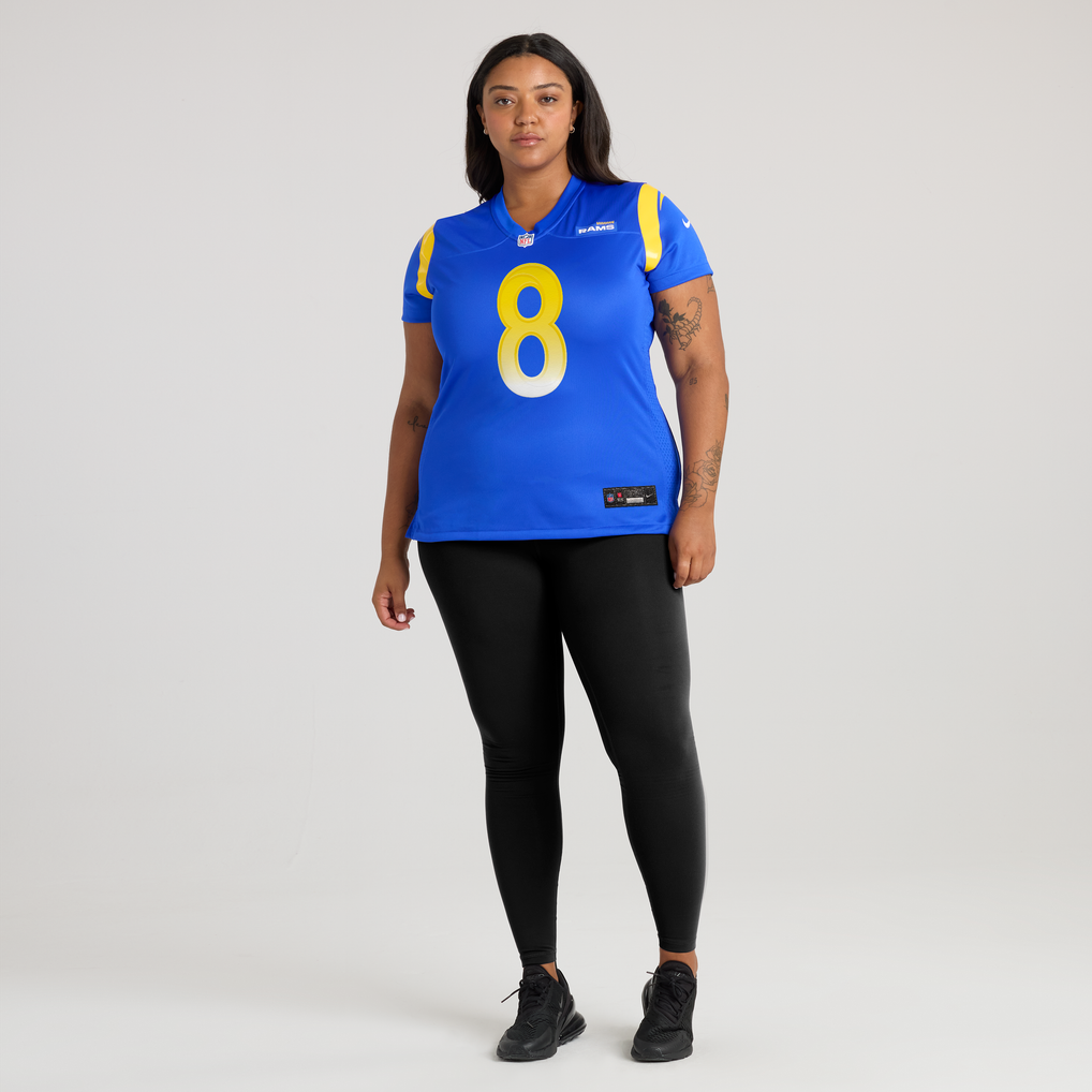 Women's Los Angeles Rams Jared Verse Royal Team Game Jersey