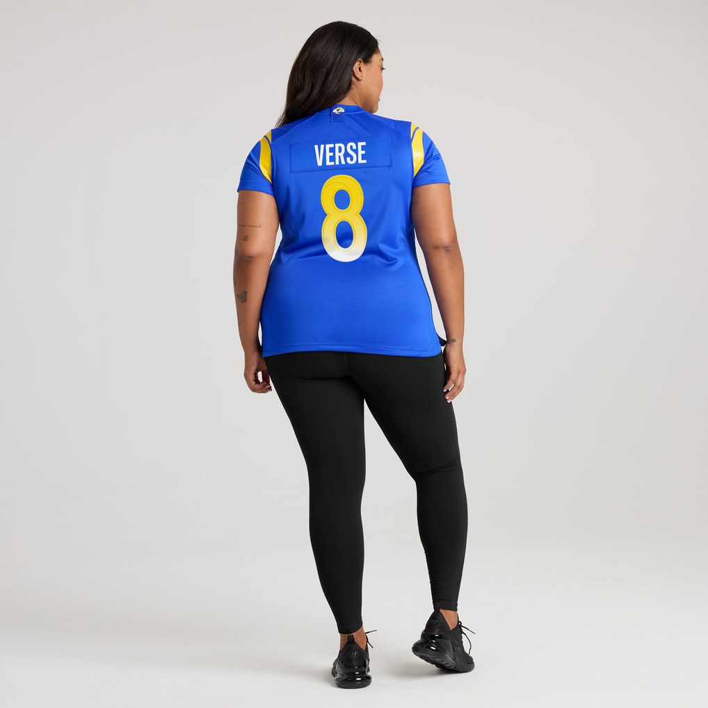 Women's Los Angeles Rams Jared Verse Royal Team Game Jersey