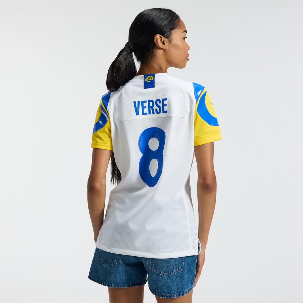 Women's Los Angeles Rams Jared Verse White Game Jersey