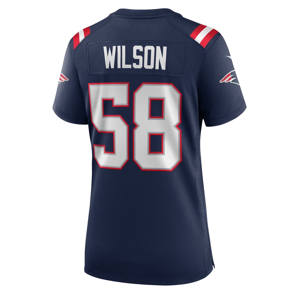 Women's New England Patriots Jared Wilson Navy Team Game Jersey