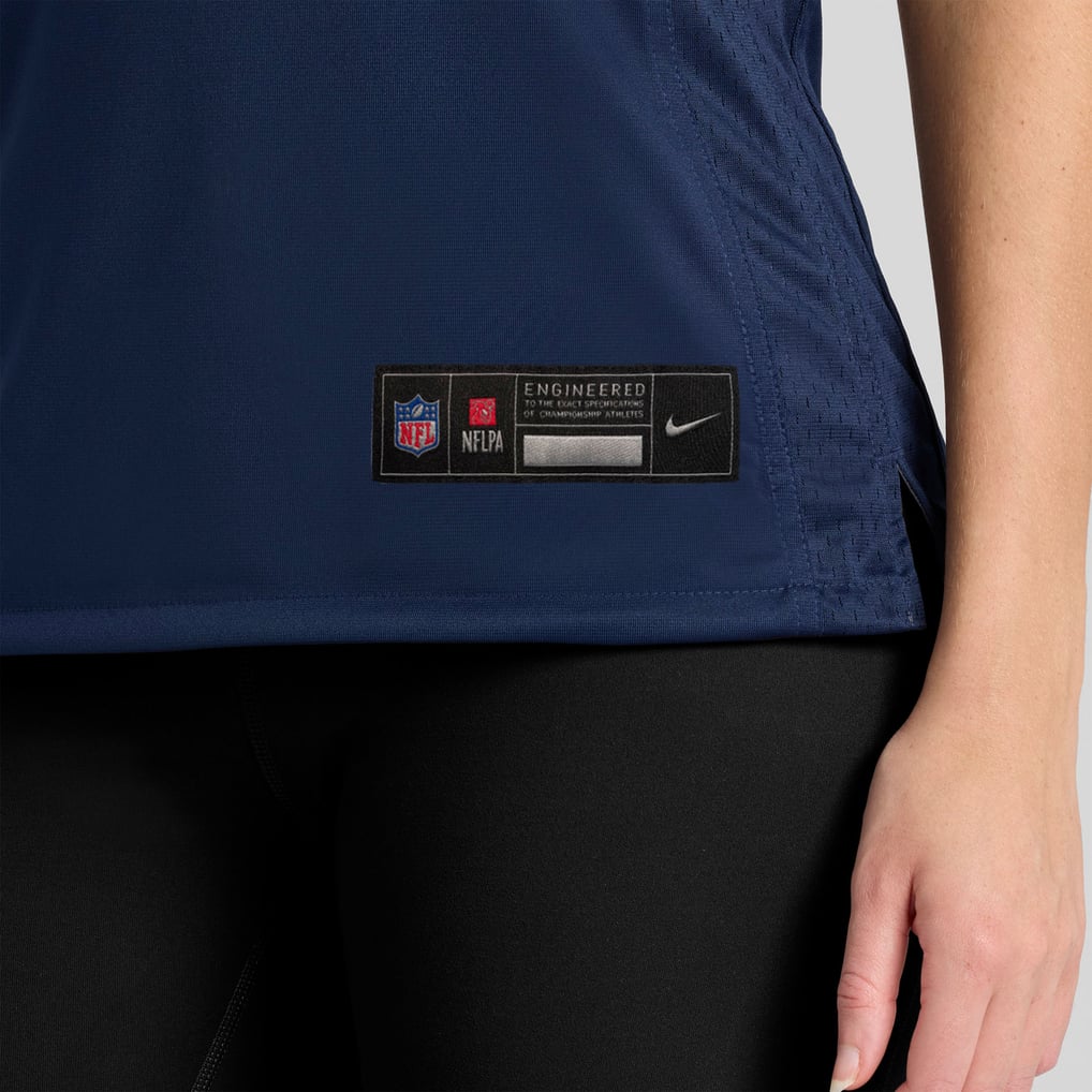 Women's New England Patriots Jared Wilson Navy Team Game Jersey