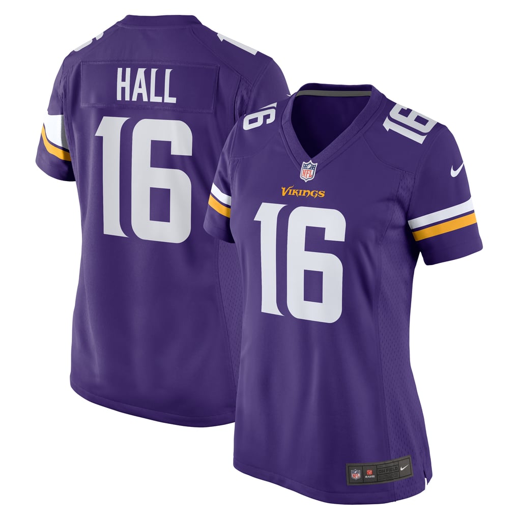 Women's Minnesota Vikings Jaren Hall Purple Game Jersey