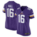 Women's Minnesota Vikings Jaren Hall Purple Game Jersey