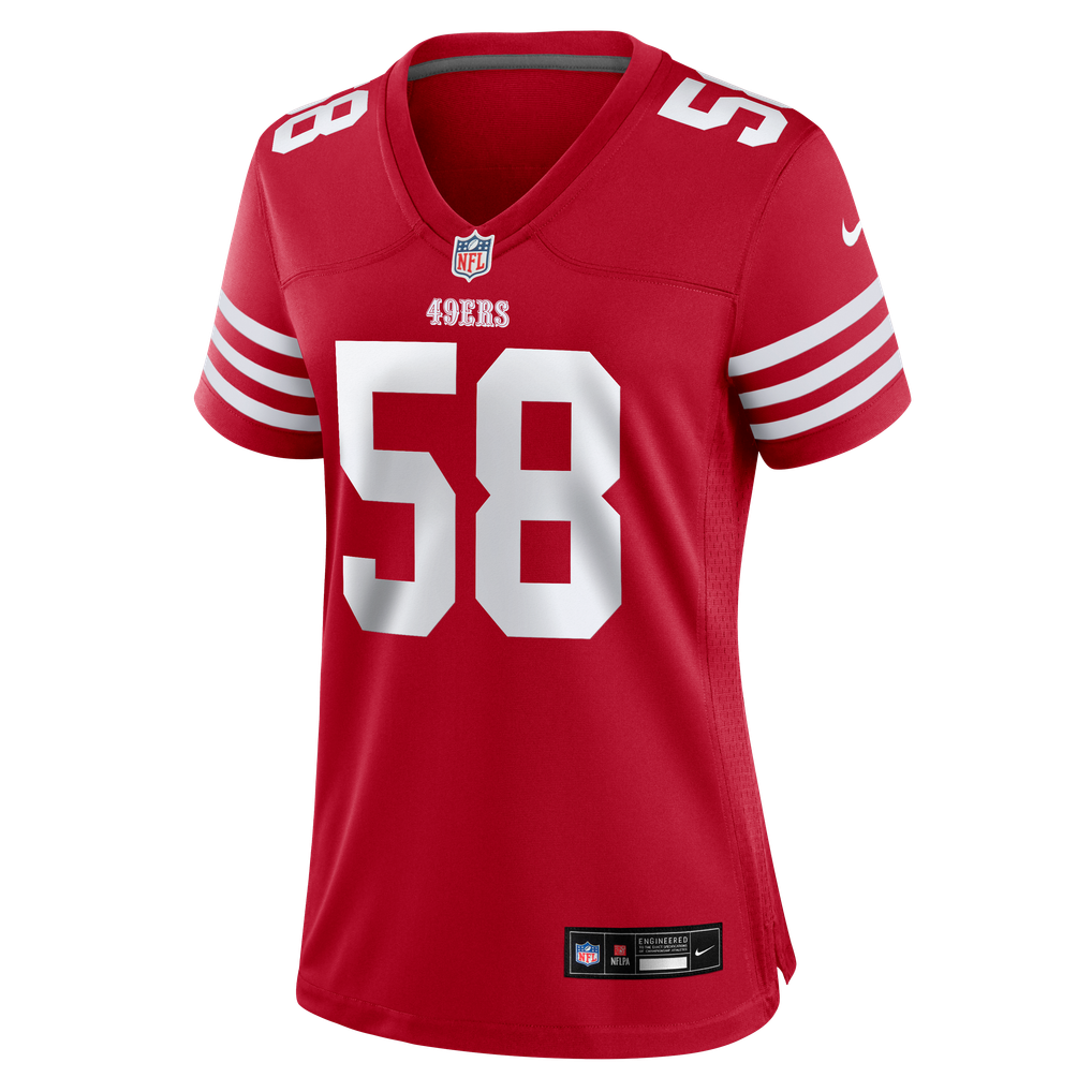 Women's San Francisco 49ers Jarrett Patterson Scarlet Team Game Jersey