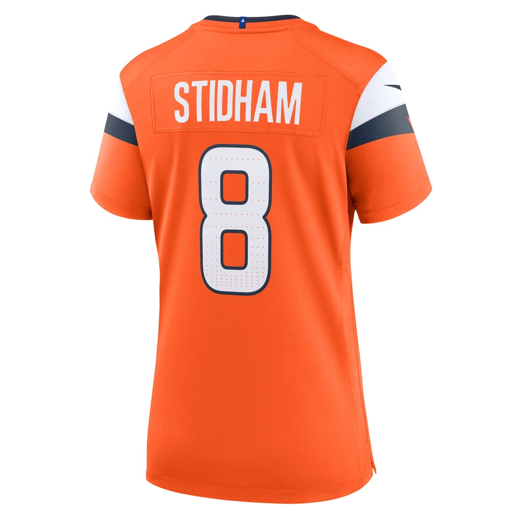 Women's Denver Broncos Jarrett Stidham Orange Team Game Jersey