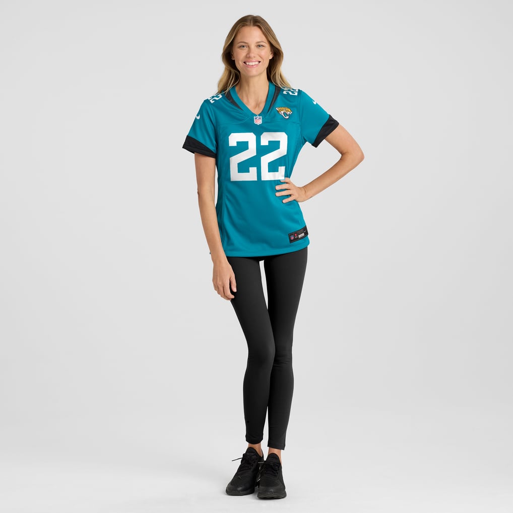 Women's Jacksonville Jaguars Jarrian Jones Teal Game Jersey