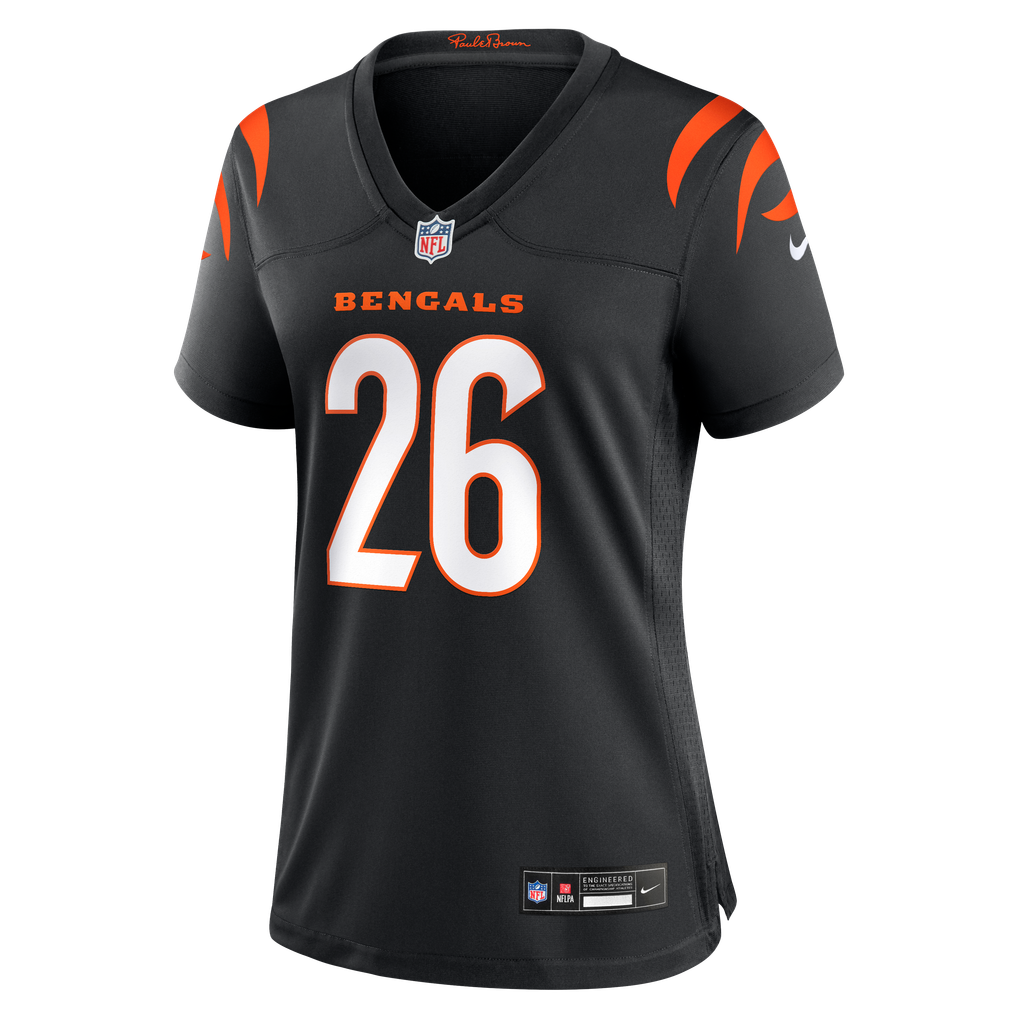 Women's Cincinnati Bengals Ja'Sir Taylor Black Team Game Jersey