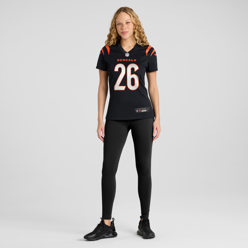 Women's Cincinnati Bengals Ja'Sir Taylor Black Team Game Jersey