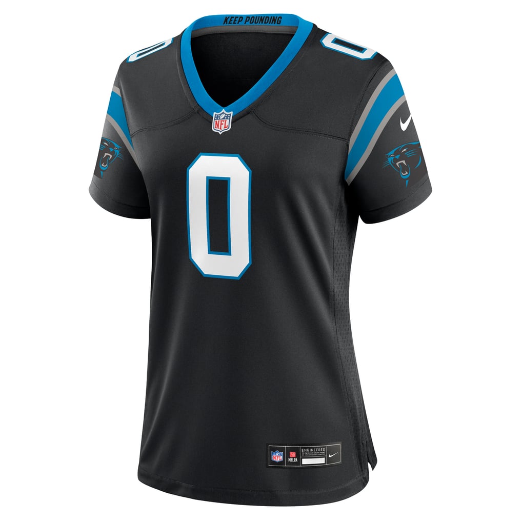 Women's Carolina Panthers Ja'Tavion Sanders Black Game Jersey