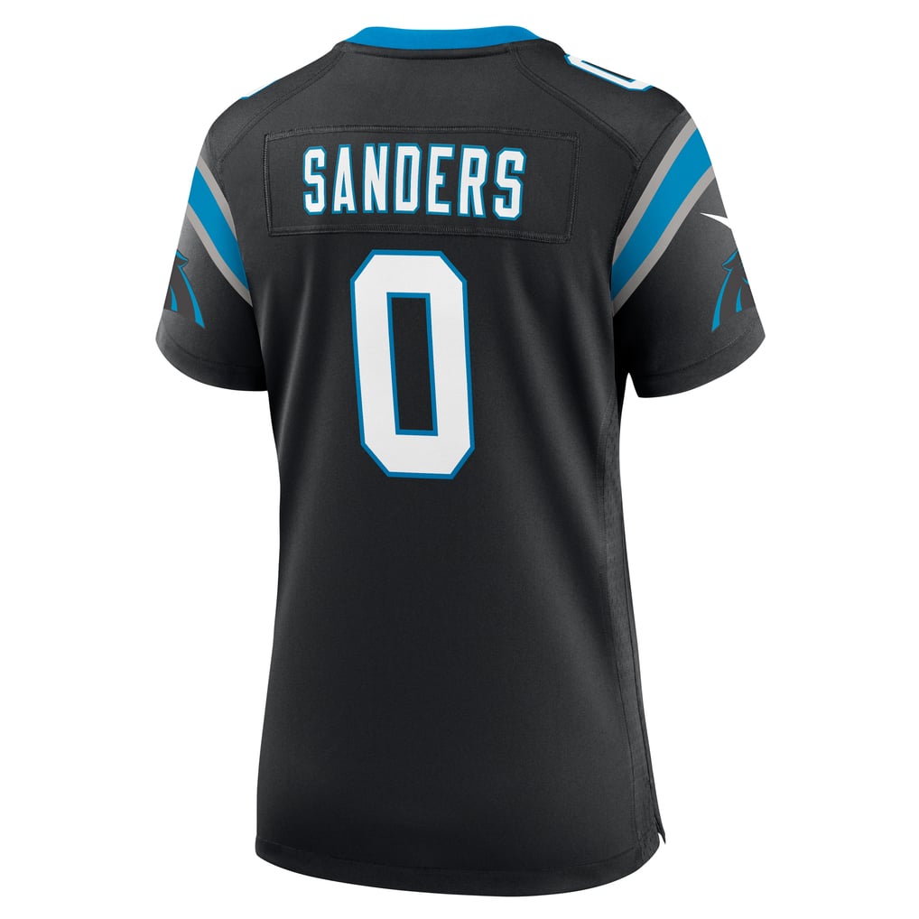 Women's Carolina Panthers Ja'Tavion Sanders Black Game Jersey