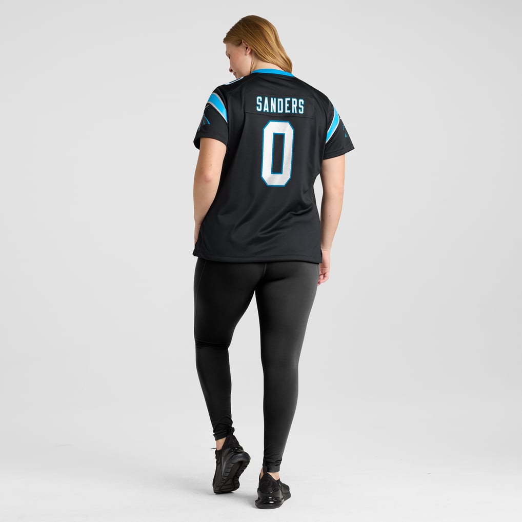 Women's Carolina Panthers Ja'Tavion Sanders Black Game Jersey