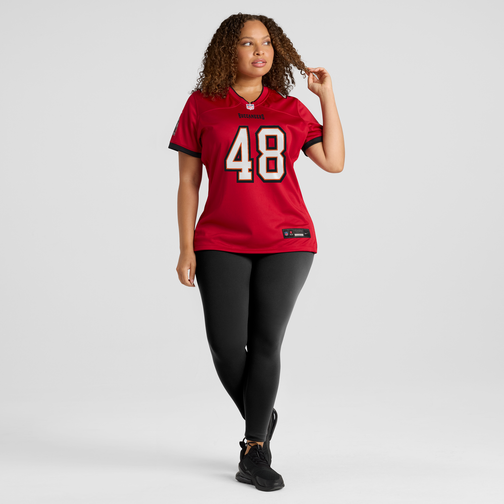 Women's Tampa Bay Buccaneers Javin Wright Red Team Game Jersey