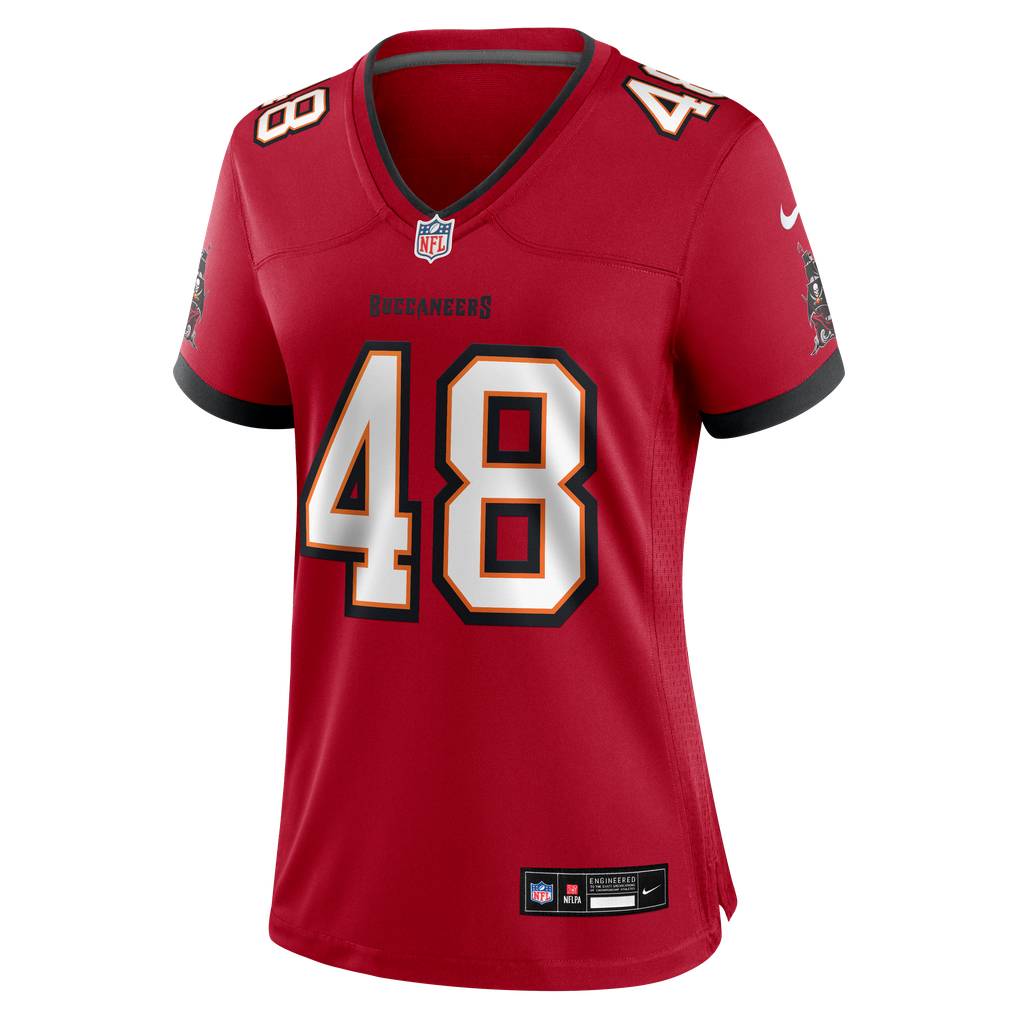 Women's Tampa Bay Buccaneers Javin Wright Red Team Game Jersey