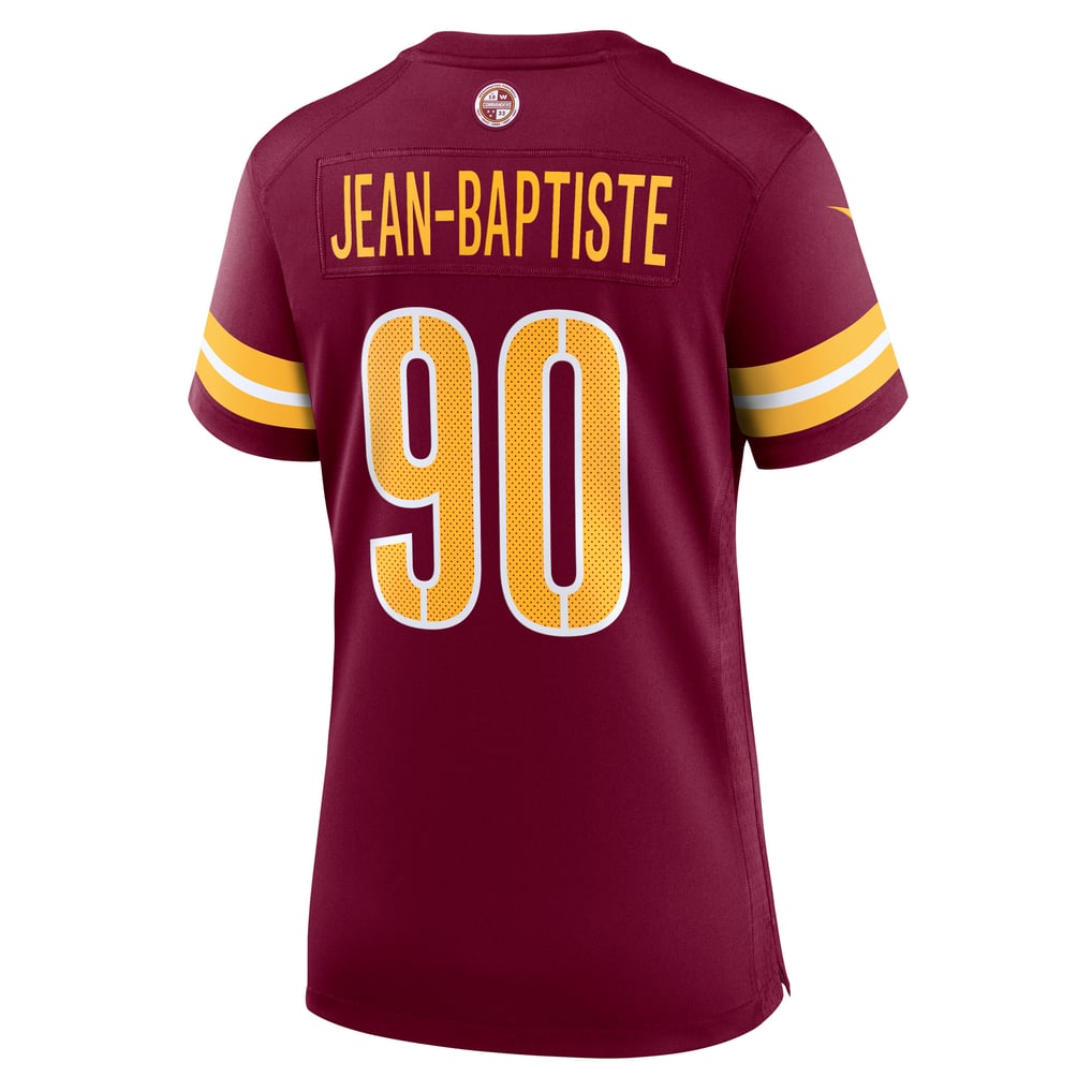 Women's Washington Commanders Javontae Jean-Baptiste Burgundy Team Game Jersey